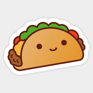 Cute Kawaii Taco Sticker